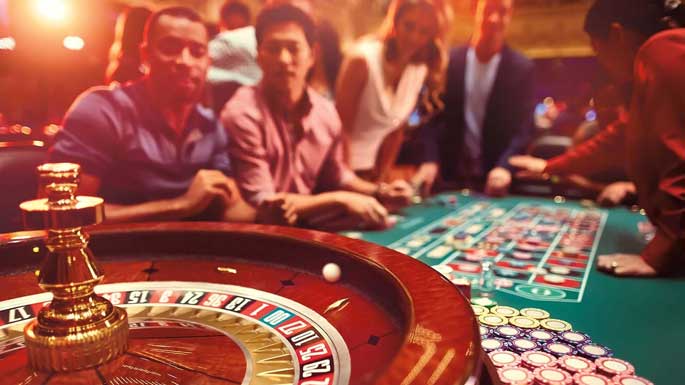 Men Playing Roulette