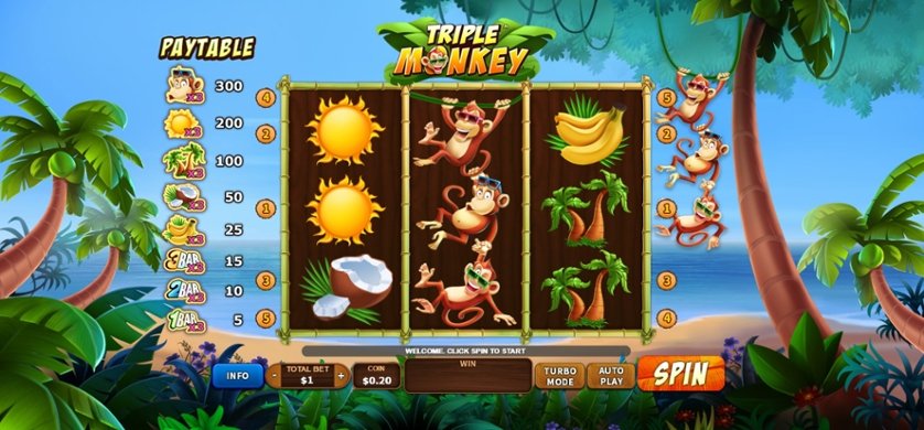 Triple Monkey Payline