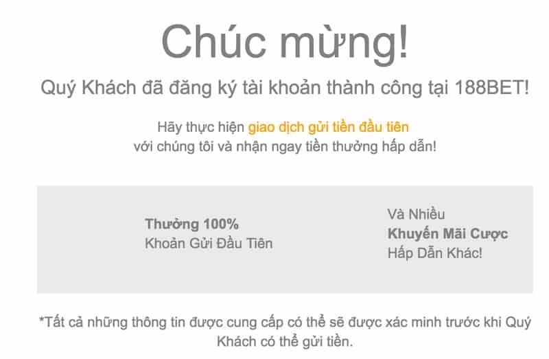 Cách đăng ký 188Bet và những khoản khuyến mãi hấp dẫn