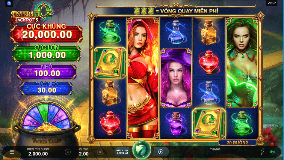 sisters of oz jackpots 